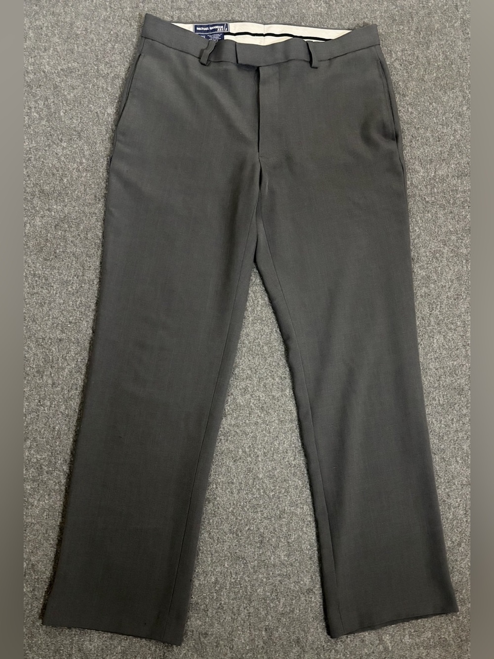 Michael Brandon | Men's Dress Pants | Dark Gray | Waist 34x32